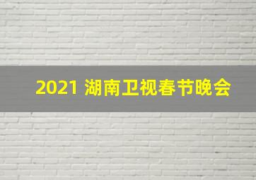 2021 湖南卫视春节晚会